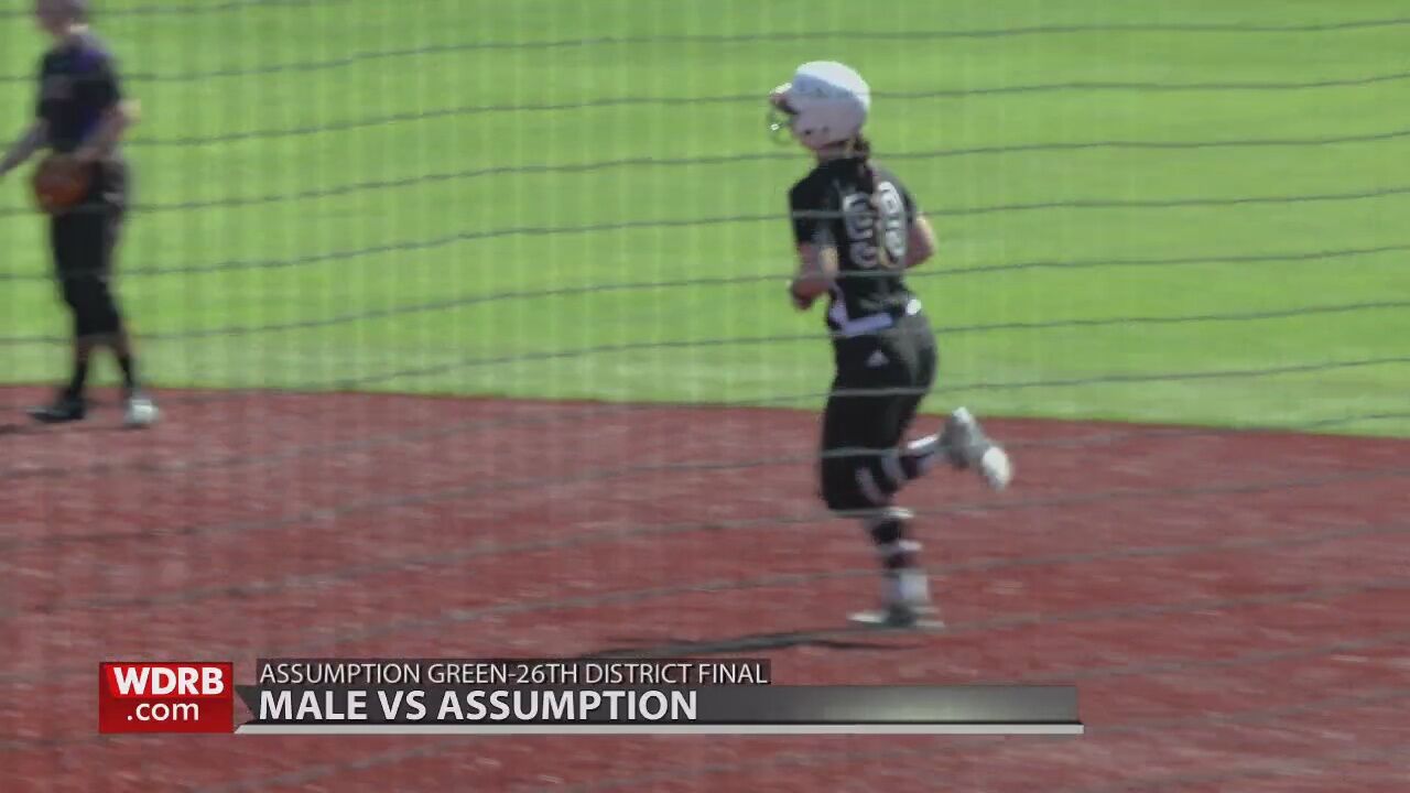 Assumption softball wins first district title since 2013 with 7-2 win over Male
